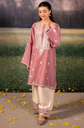 Urge - Winter 3PC Dhanak Embroidered Suit - SS0495